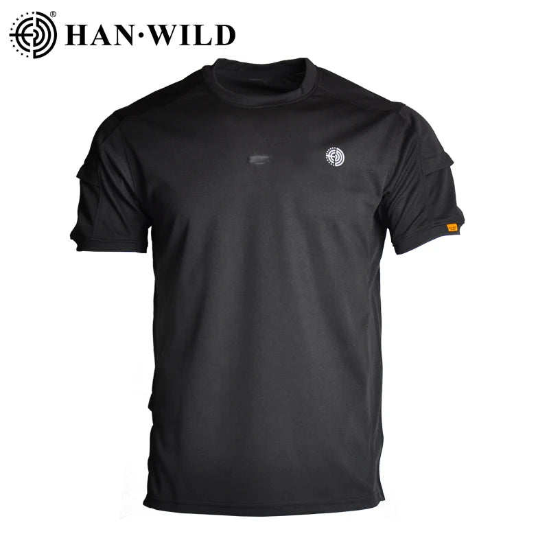 Factory Wholesale Men'S Breathable and Sweat-Absorbent Sports T-Shirts Round-Neck Polyester Quick-Drying T-Shirts
