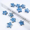 natural gemstone Crystal Stone Blue Spot Stones Star Shape Crystal Heart Healing Decoration