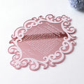 New Magic Mirror Shape Rose Gold Mirror Acrylic Hotel Menu Card Fairy Tale Theme Acrylic Wedding Invitation Cards