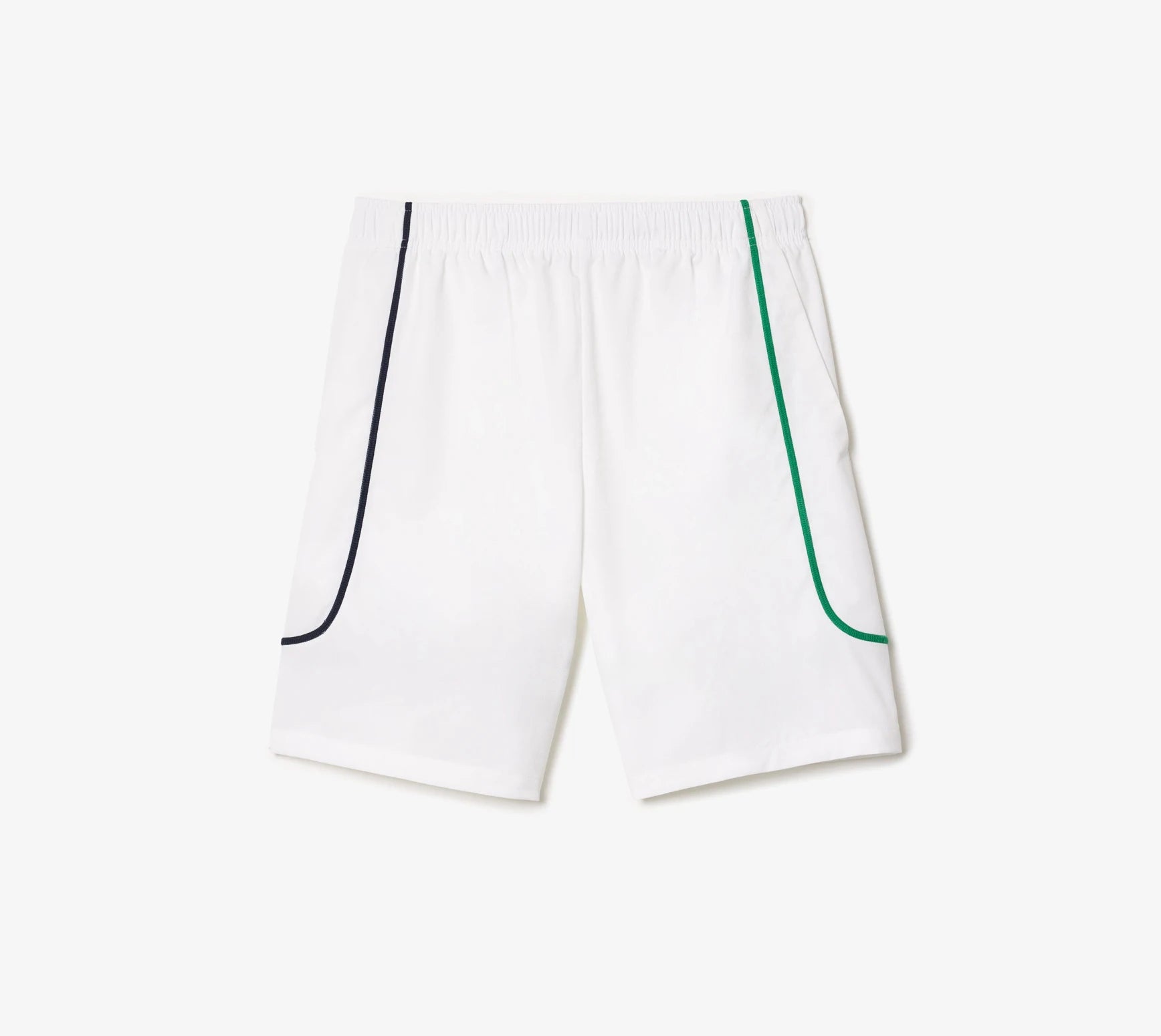 New Arrival Men's 100% Polyester Lightweight Elastic Waist Interior Drawcord Stretch Tennis Shorts