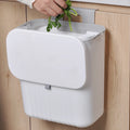 Plastic Kitchen Cabinet Hanging Waste Bin Garbage Can Bucket KitchenHanging Waste Basket Wall Mounted Trash Can With Lid