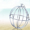Rabbit Guinea Pig Hamster Pet Supplies Hay Manger Food Ball Stainless Steel Plating Grass Rack Ball for Small Animals