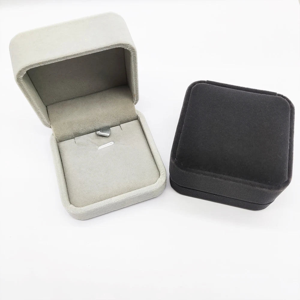 Black Shipping Boxes Custom Logo Joyas De Acero Inoxidable 316 Quality Custom Logo Jewelry Boxes Bolsas Para Joya