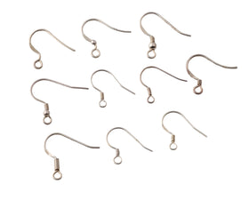 925 Sterling Silver Earring Hooks French Earring Clasp Wire Findings for DIY Jewelry Making Findings Accessories