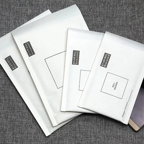 Paper Bubble Mailer Pack Kraft Metallic Bubble Envelope Express Mailing Bag Padded Logo Paper Customized Custom Brand 200pcs BM