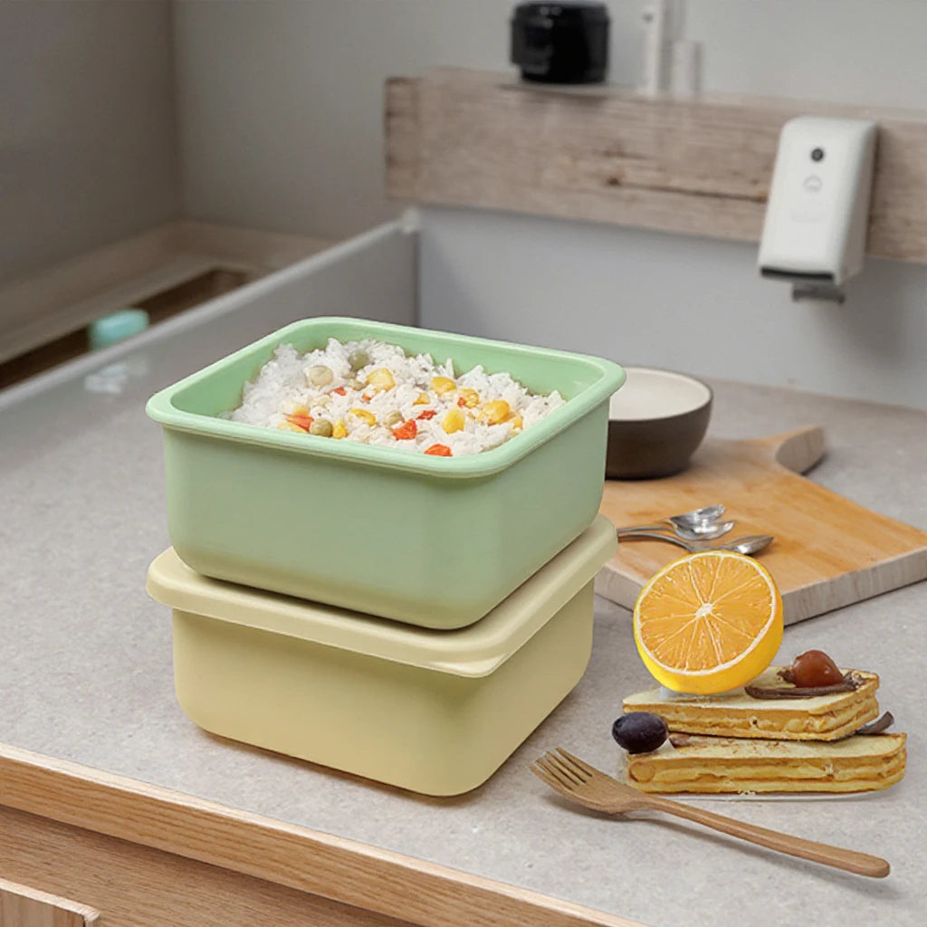 Silicone Spatula Hard-Shell Microwave Dishwasher Freezer Safe Heatable Leak Proof Airtight Lids Travel Portable Storage Grade