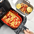 Rectangle Heat-Resistant Silicone Air Fryer Liners Non-Stick Pot Basket for Air Fryer Baking & Pastry Tools