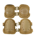 Sturdyarmor Outdoor Elbow Knee Pads Four-Piece Suit Polyester High Strength Wear Resistant Lightweight 0.5kg Jungle Digital