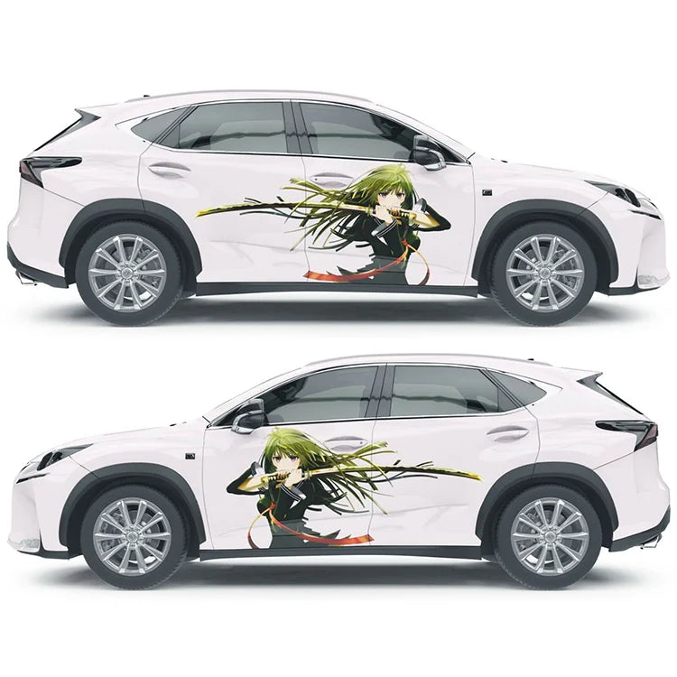 Fast Delivery Custom UV Printed Vinyl CAR STICKER UV Resistant Matte Lamination Personalized Home Decoration