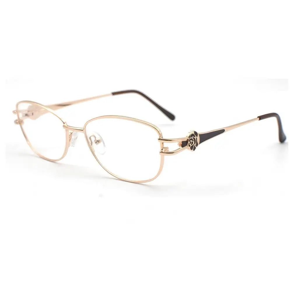2026 Latest Fashion Women Eyeglasses Style Metal Oval Shape Economic Reading Glasses