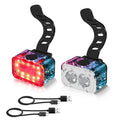800 Lumens Rechargeable Bicycle Light Set IPX6 Waterproof Bike Light