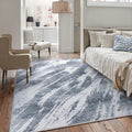 Modern Abstract Ultra-Thin Soft Large Rug Non-Slip Washable Bed Print Carpet for Bedroom Dining & Living Room Machine Made