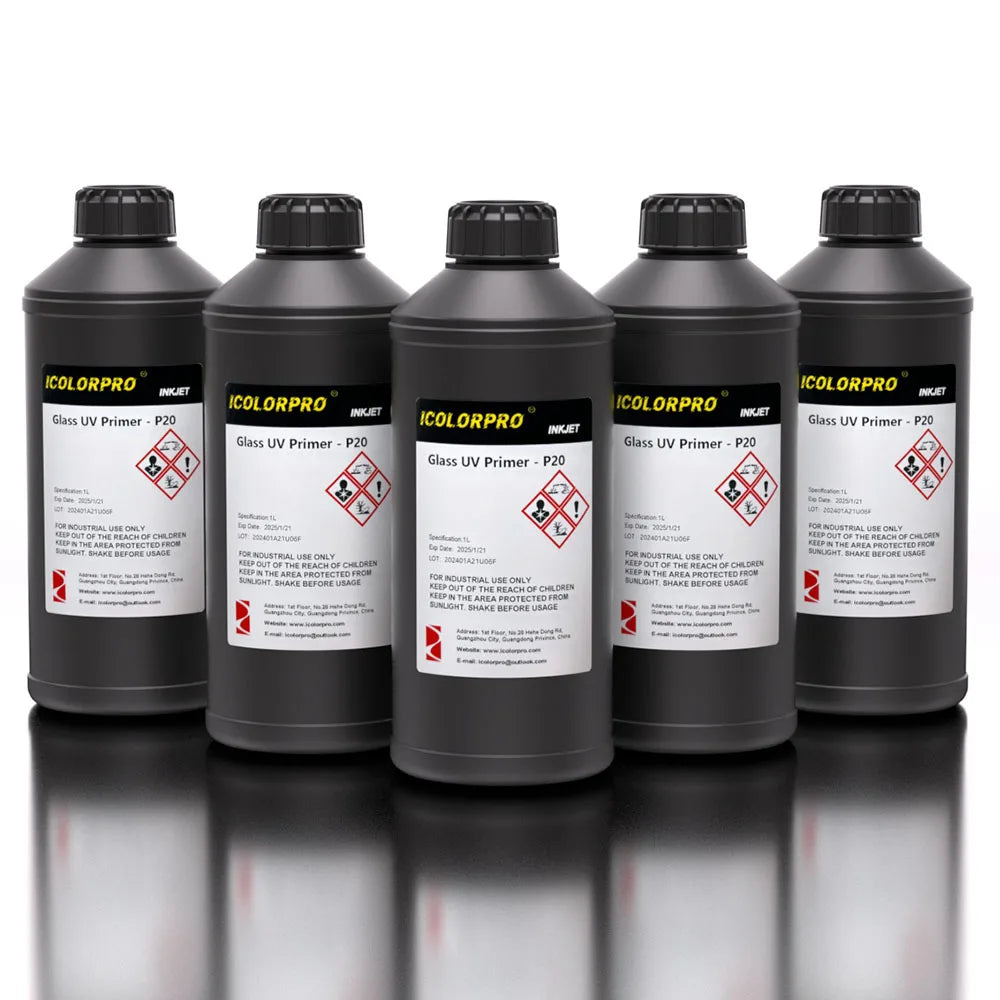 Sustainable IColorPro Glass UV Primer for Eco Friendly and Reliable Printing Results