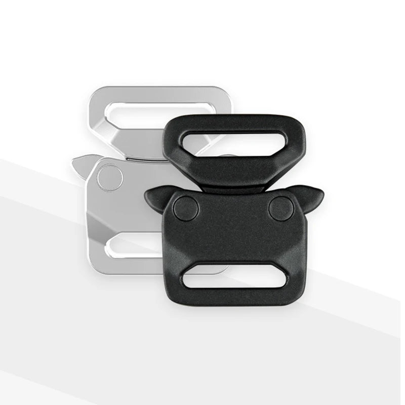 20MMZinc Alloy Paracord Bracelet Buckle Metal Side Quick Release Tactical Belt Buckle for Necklace