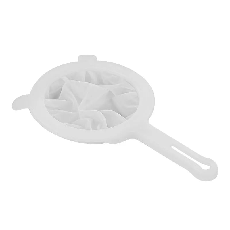 Fine Mesh Strainer Nylon Food Yogurt Mesh Sieve Plastic Mesh Colander with Handle for Filtering Juice Milk