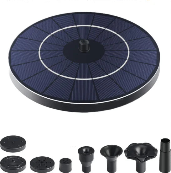 Solar Water Fountain Pump Outdoor Upgraded Garden BackyardPool Solar Fountain Pond Pump Kit for Bird Bath