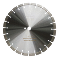 Industrial 14Inch 350mm High Frequency Welded Wet Cutting Concrete Asphalt Diamond Saw Blades Ti-Coated 25.4mm/50mm Arbor Size