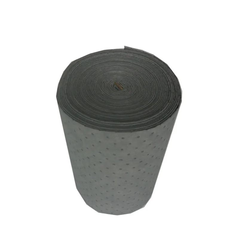 Oilspillpro Gua-R0300D Heavyweight Grey General Absorbent Mat High Absorbency Universal Environmental Product Absorbent Roll