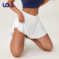 Wholesale Tennis Short With Side Pocket Sports Athletic Womens Golf Tennis Skirt Shaped Butt Seam Skirts Skorts for Ladies