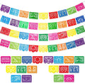 Mexican Party Banners Large Plastic Papel Picado Banner