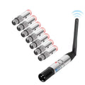 Mini Dimmers 2.4g 3 Pin Wireless DMX512 Transmitter and Short Receiver Dj Controller for Bar Stage Light Transmitter&Receiver