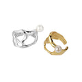 Chunky Open Rings 18k Gold Hollow Out  Adjustable Ring for Women Gold Ring Made of 925 Sterling Silver