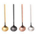 Metal Tea Coffee Ice Cream Spoon Set for Bar Cafe Low MOQ and Fast Delivery for Giveaways