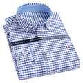 2023 Custom OEM ODM Men's Spring Twill Office Dress Shirts Plaid Striped Jacquard Long Sleeved Formal Business Shirts