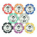 Kaile Custom Design 39mm Ceramic Poker Chips 10g Free Design and Free Sample Set Chips Da Poker for Other Entertainment Products