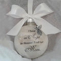 Yate Clear My Heart Is Heaven Angel Memorial Decoration Souvenirs Pendant Family Name Plastic Balls Hanging Casual Ornament