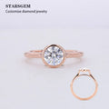 DEF VVS VS Diamond Wedding Ring IGI GIA Certificate Luxury 1CT 2CT Lab Diamond Rings Simplicity 14K 18K Lab Grown Diamond Rings