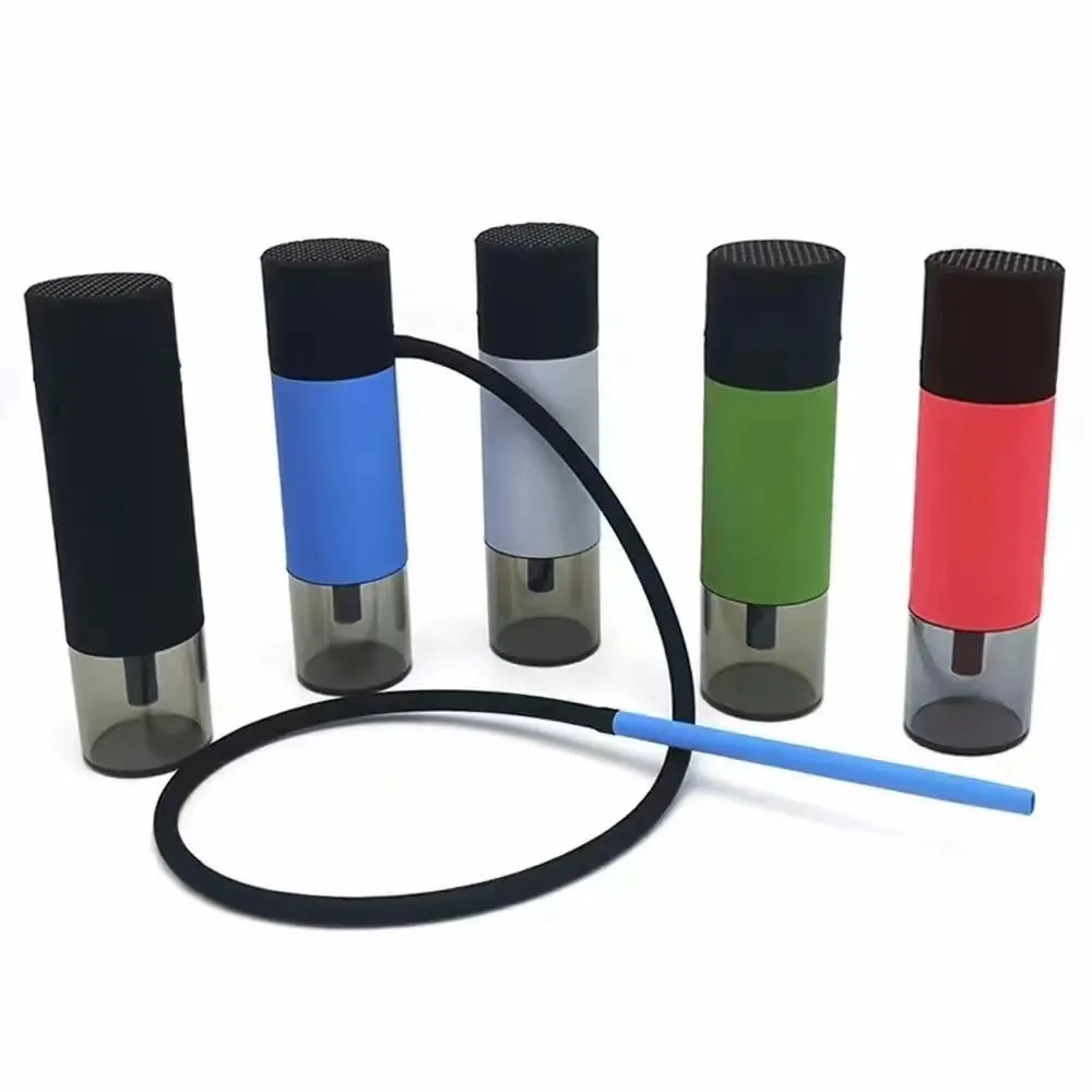 Futeng Portable Car Acrylic Silicone Water Bottle Hookah Cup Hookah Wholesale pink Shisha Hookah