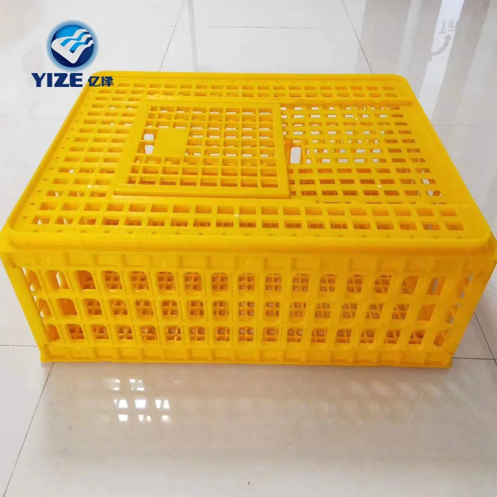 Large Sizeplastmanual Cagesoultry Transport Crate Cage EO PCS Plastic Square Container Poultry Field Long Time Farmsretail YIZE