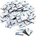 120 Pack Square Double Sided Foam Tape Strong Pad Mounting Adhesive Tape (Black)
