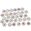 Wholesale Custom Jewelry Pendant Us NFL  32 Teams LOGO Bracelet Charms Small Pendant DIY Ornament Accessories