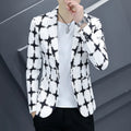 M-3XL Autumn New Men's Small Suit Korean Version Slim Fitting Trendy Men's Hairstylist Jacket Casual blazer