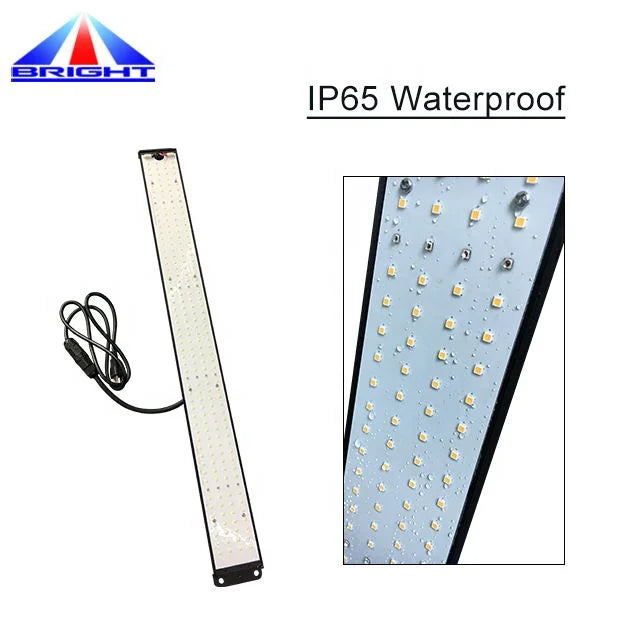 100W Grow Board Light Kit with Waterproof Full Spectrum LED Bar LM301B/H Red 660nm IR 730nm UV 385nm Aluminum Bloom Application