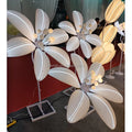 New Lily Wedding Background Decoration Road Lead Light Stand Wedding Runway LED Luminous Flower Decoration
