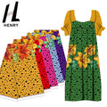 Factory Supplies Polyester Fabrics Textiles Hawaiian Tribal Style Print Floral Printing Dress Fabric by the Yard
