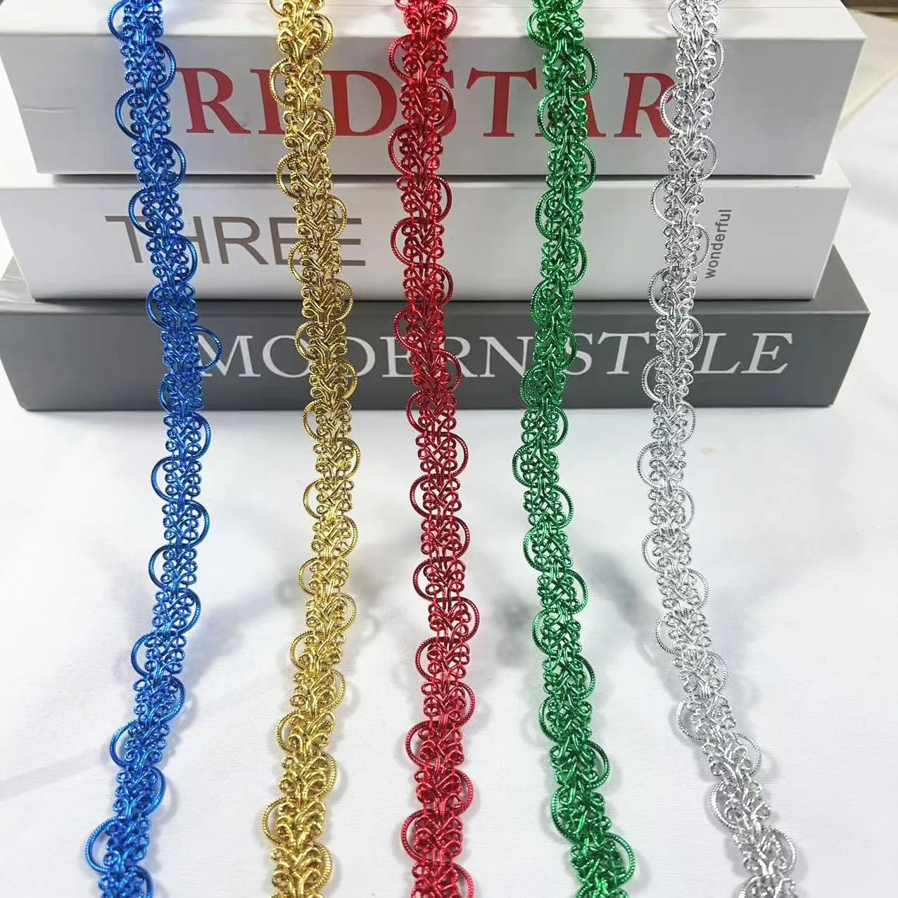 Hot Sale 1.6cm Embroidery Webbing Mirror Sewing Lace Trim With Eyelet Lace Trim