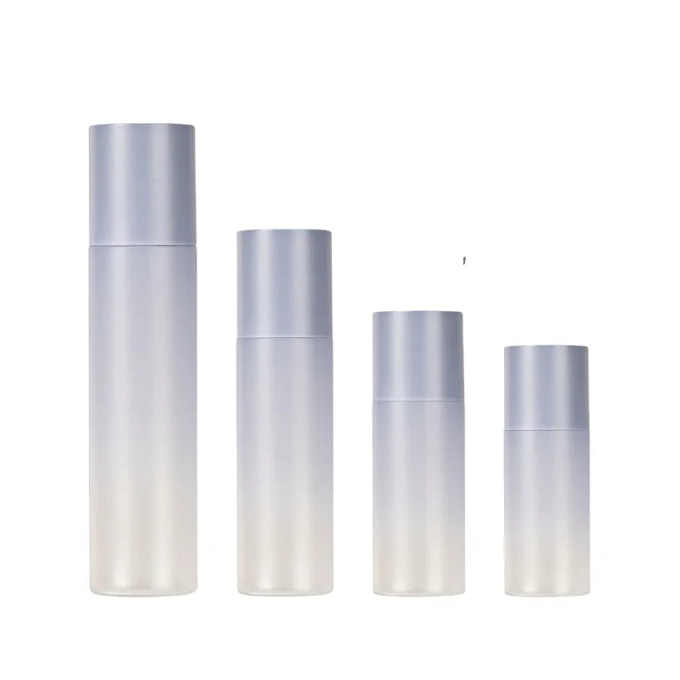 Sunriapck Customized Packaging PET 3oz 4oz Cylinder Round Plastic Bottle with Screw Cap for Cosmetics Bottle