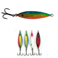 MISTER JIGGING  10g 20g 30g 40g with Hook Laser Reflection Fishing Metal Jig Lure Slow Jig Bait Fishing Lure