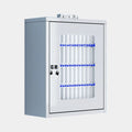 Modern Stainless Steel Eco-Friendly Durable Cell Phone Locker for Classroom 24 Slots Portable Phone Holder Box Wall Mount