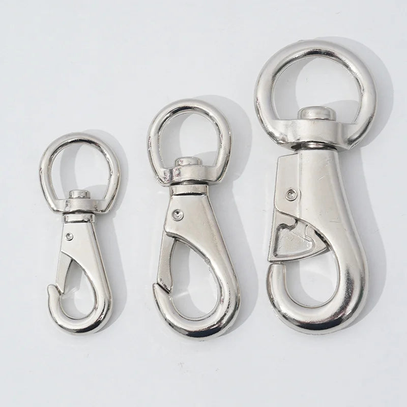 Zinc Alloy Swivel Snap Hook for Dog Leash with Electroplate Finish