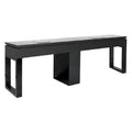 Cheap Modern Beauty Salon Nail Furniture Double Nail Manicure Desk with Glass Top and Dust Collector