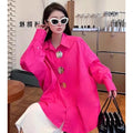 Boutique Wholesale 2026 Spring New Fashionable Loose and High End Feeling Slim and Elegant Women's Shirts