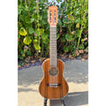 Aiersi Brand 28 Inch Small Size Koa Body Ukulele Guitar Portable Travel Hawaii Mini Guitar 6 String Ukelele Guitarlele