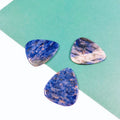 Hongzhuo 2024 Cheapest Sodalite Guitar Pick in Triangle Shape