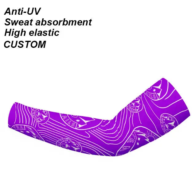 Unisex Seamless Freeze Wrap Arm Sleeves Breathable UV Protection Ice Silk Spandex Sunscreen Sets Jogging Workouts Outdoor