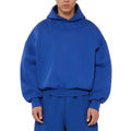 OEM 400gsm 500gsm Fleece Cotton Thick Sweatshirts Sweatpants Set Custom Men Oversize Heavyweight Acid Washed Boxy Cropped Hoodie